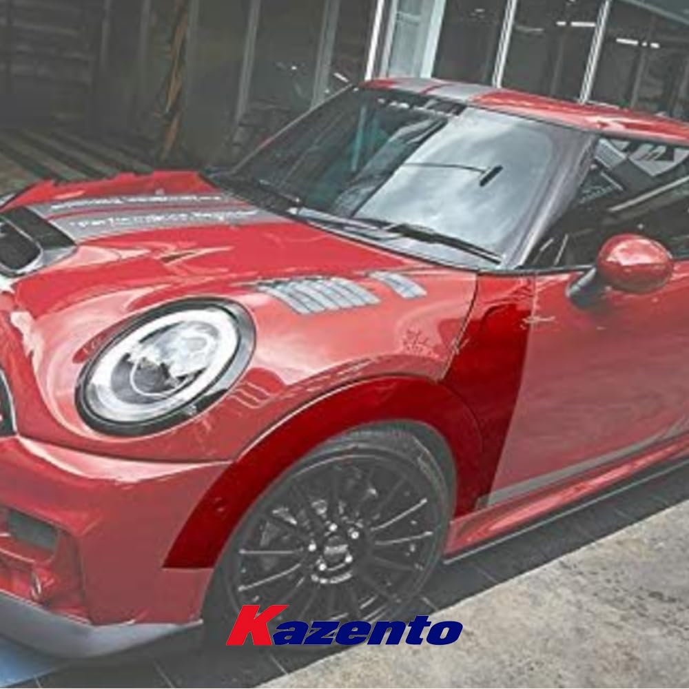 Kazento Vented Front Fender For F56 Mini Cooper S DAG Style Fiber Glass Shipping from the USA - Kazento Carbon Parts