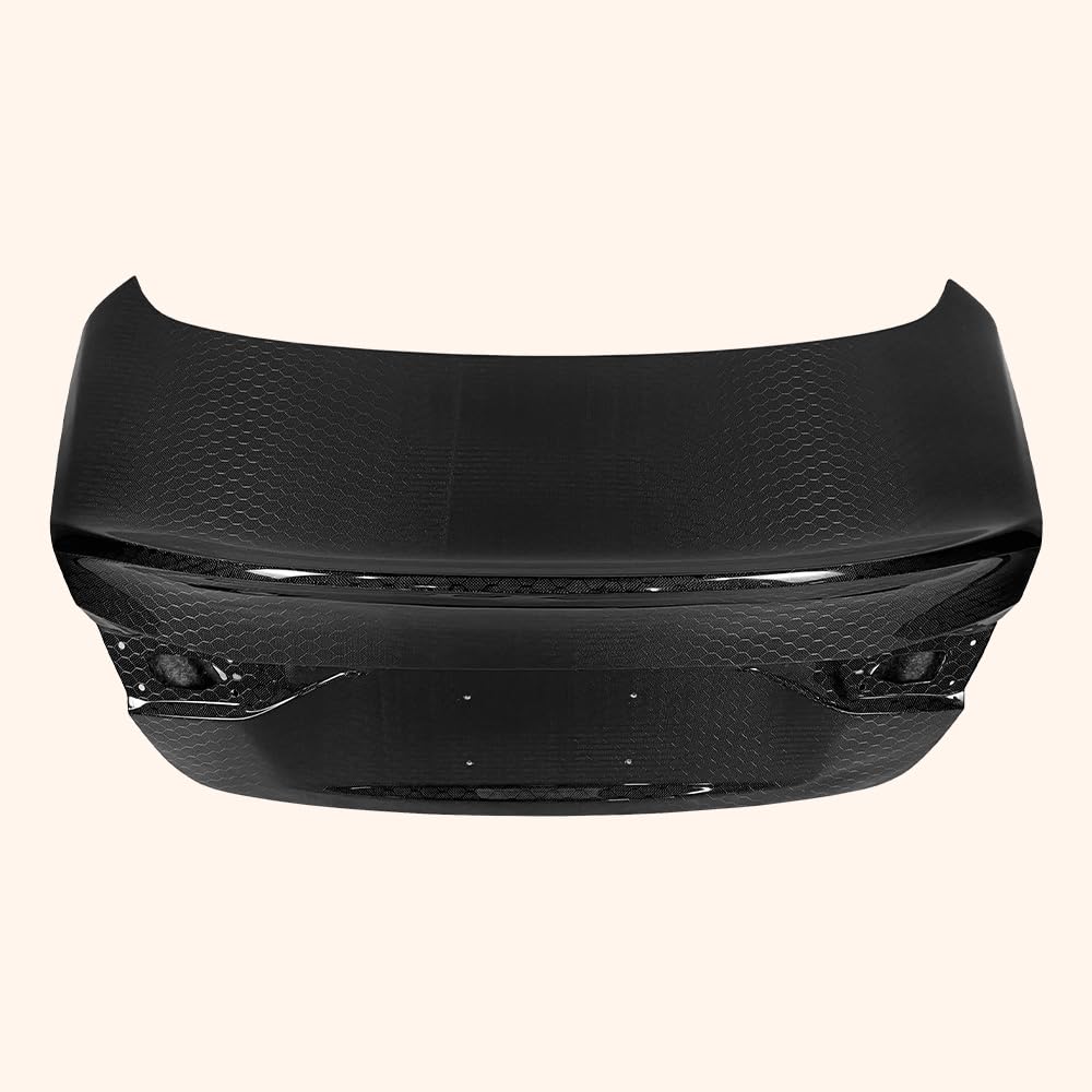 Kazento For Infiniti V37 Q50 (2018-2020 Only) Honeycomb Carbon Ducktail Style Rear Trunk Boot Lid - Kazento Carbon Parts