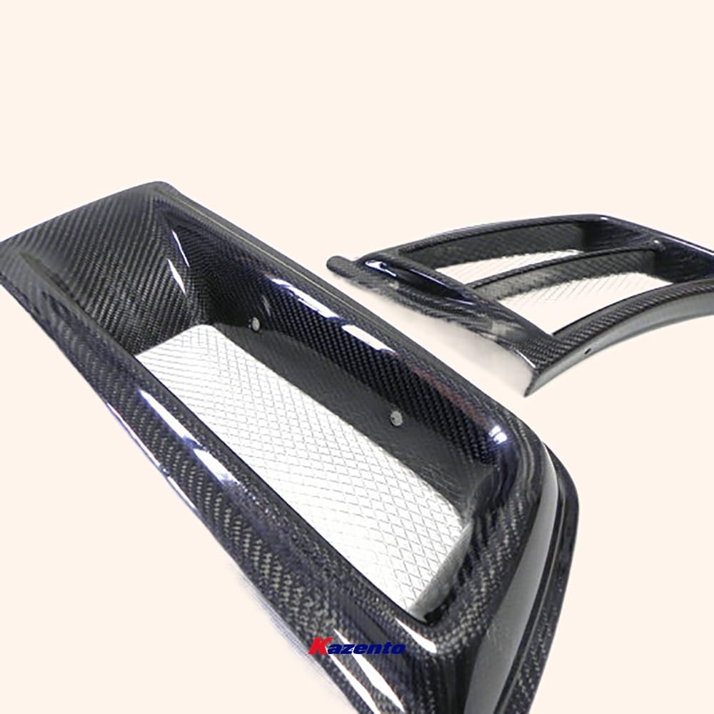 Kazento For Gtr Uk V-Spec For Nissan Front Bumper Vents Carbon Fiber - Kazento Carbon Parts