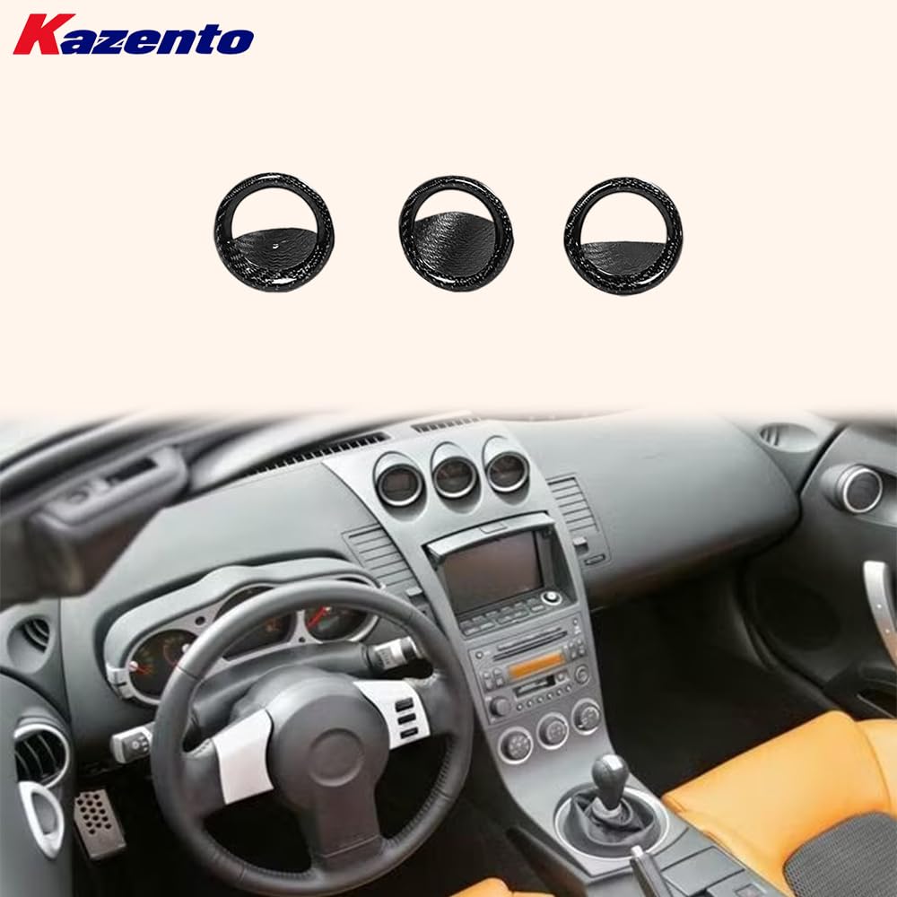 Kazento For Nissan 350Z Z33 02-08 (LHD Only) Carbon Fiber Car Interior Accessories Body kit - Kazento Carbon Parts