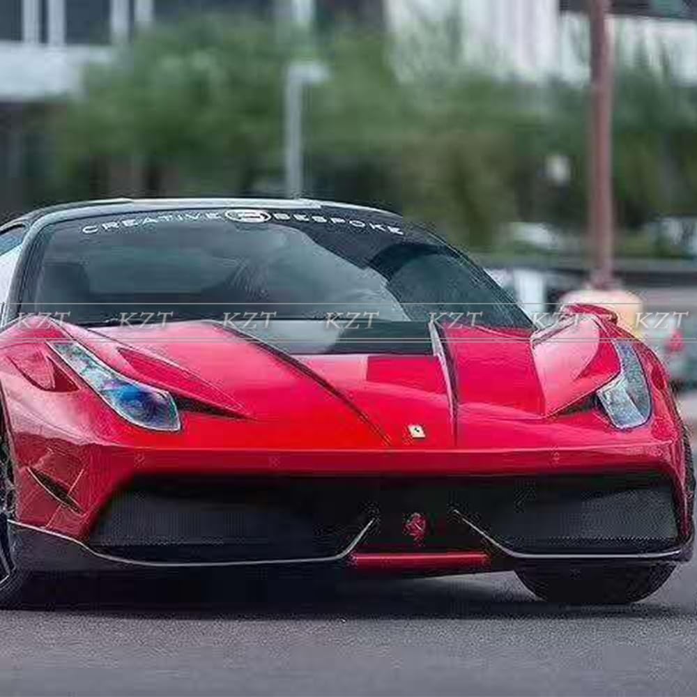 For Ferrari 458 MS Style Carbon + FRP Body Kits 19PCS FB/RB/FF/HD/SS/KITS - Kazento Carbon Parts