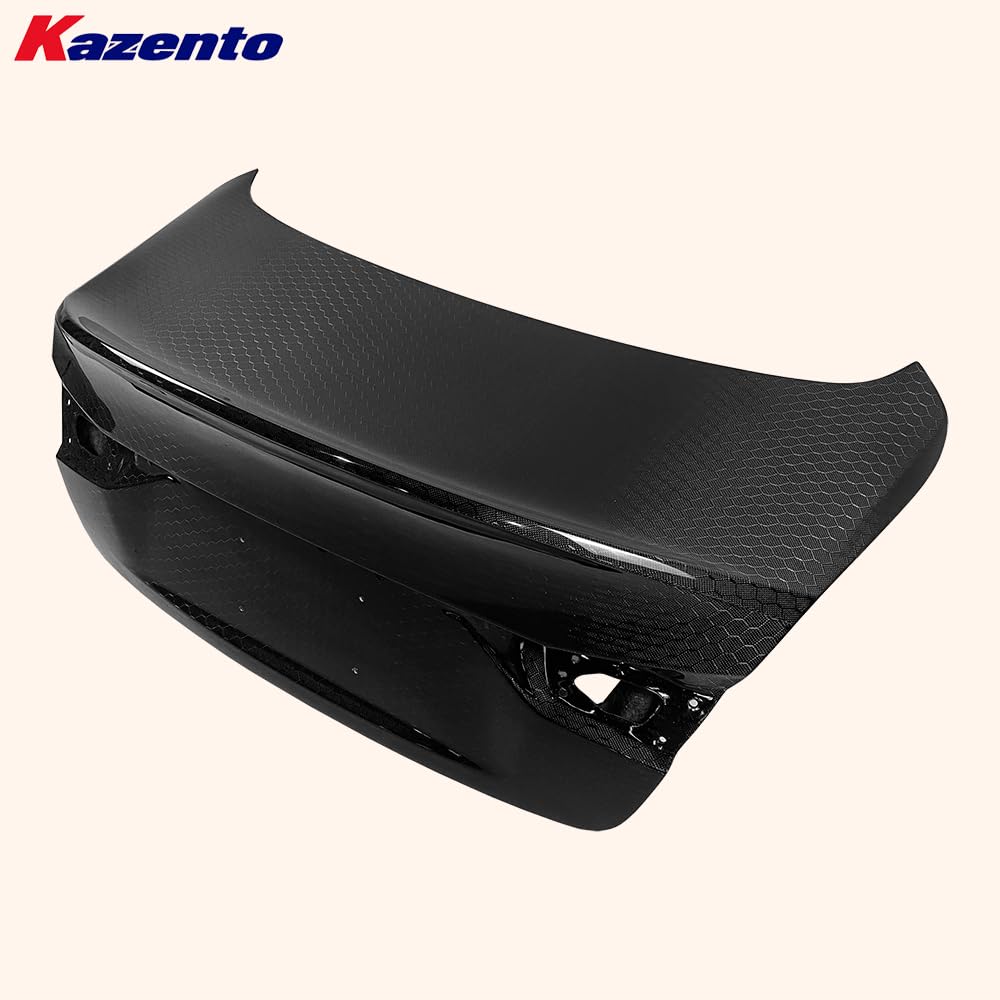 Kazento For Infiniti V37 Q50 (2018-2020 Only) Honeycomb Carbon Ducktail Style Rear Trunk Boot Lid - Kazento Carbon Parts