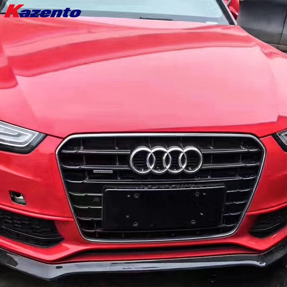 Kazento For Audi RS5 Coupe 2012-15 KZB Style Carbon Fiber Front Bumper Bottom Lip - Kazento Carbon Parts