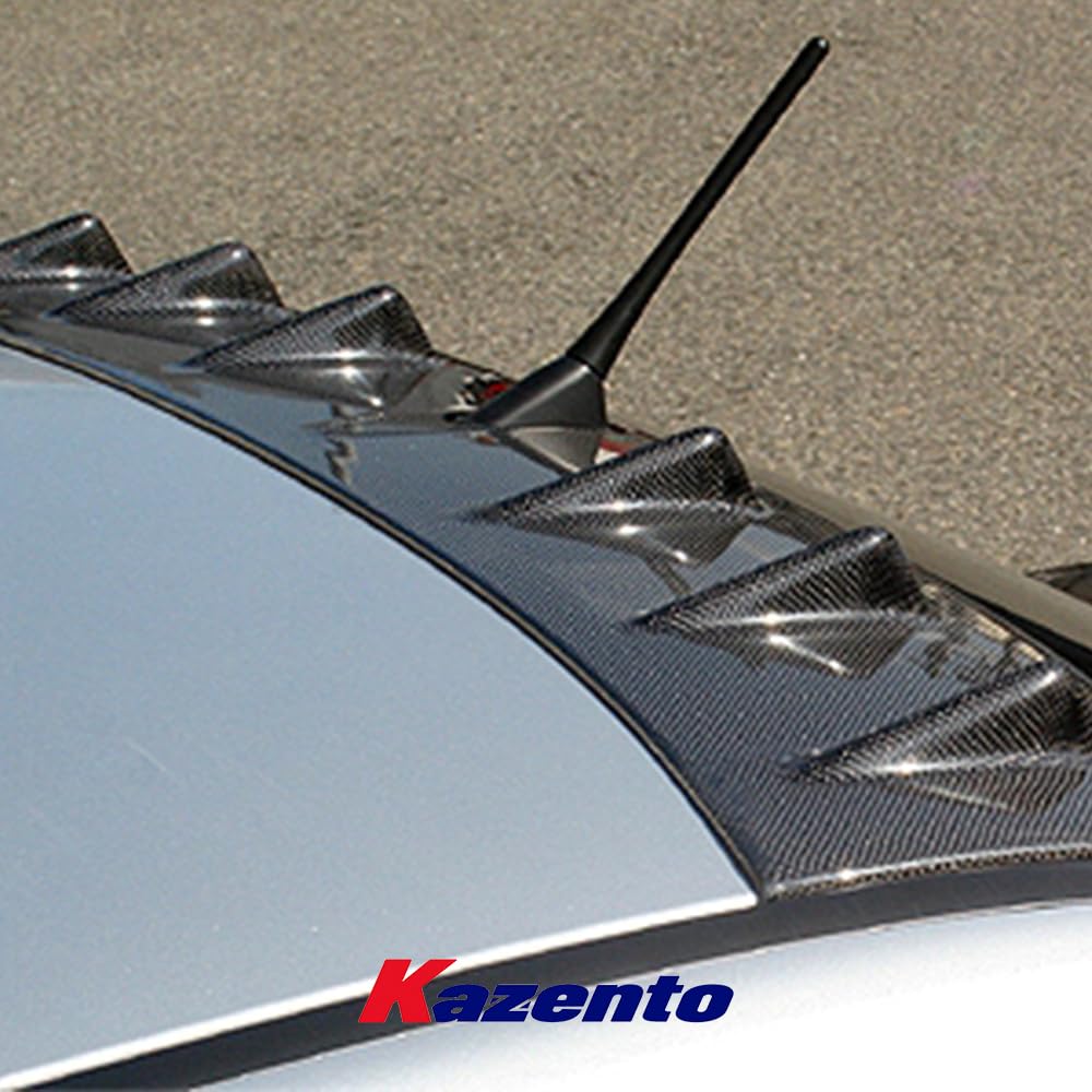 Rear Roof Spoiler Wing For Mitsubishi Evo 7 8 9 Cs Style Vortex Generator Carbon Fiber Car Body Parts Kits - Kazento Carbon Parts
