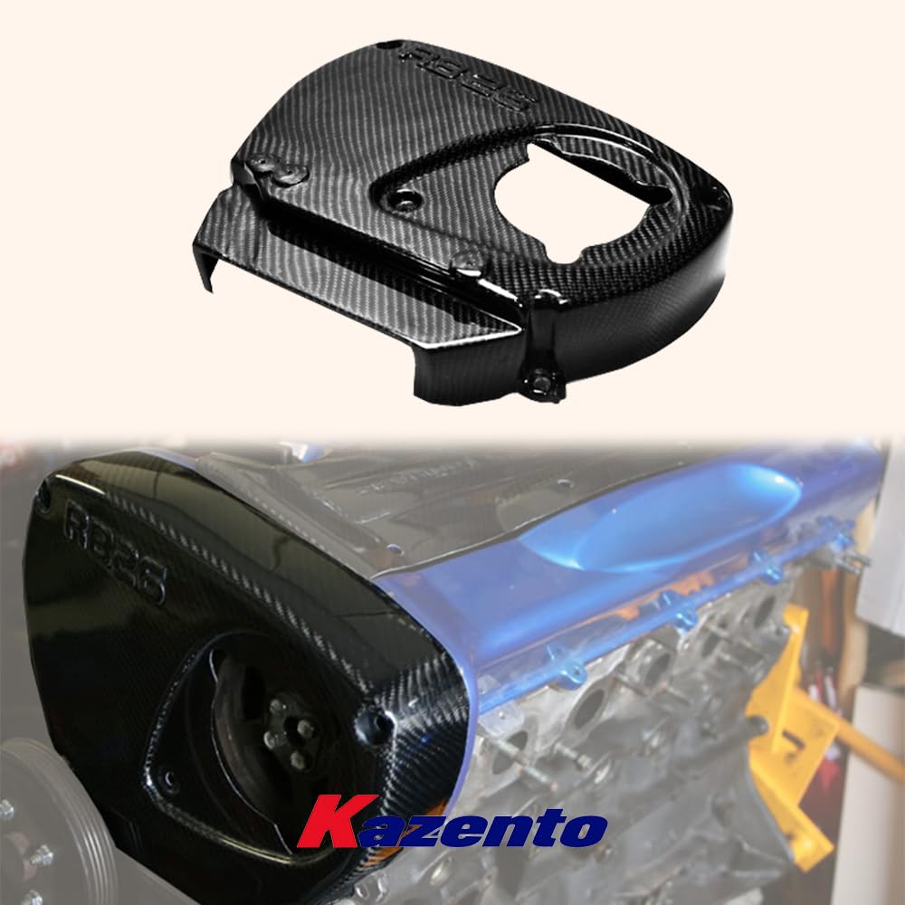 Kazento For Nissan Skyline R34 R33 Engine RB26 DETT Carbon Fiber Cam Cover Interior Kit - Kazento Carbon Parts