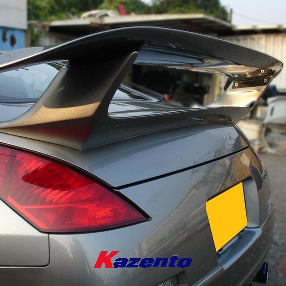 Kazento For Nissan Fairlady Z 350Z Z33 ESP Style Carbon Fiber Rear Trunk Wing Spoiler - Kazento Carbon Parts