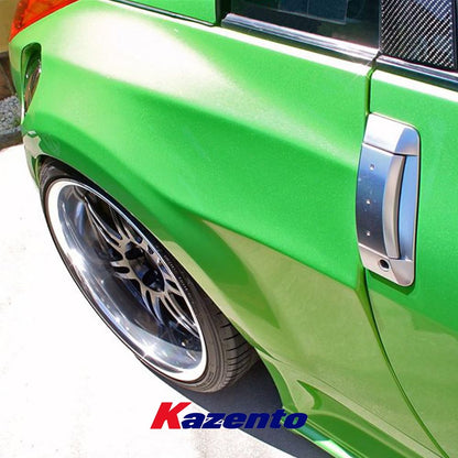 Kazento For Nissan Fairlady Z33 350Z DO Fiberglass Unpaint Wide Body Rear Bumper Fender - Kazento Carbon Parts
