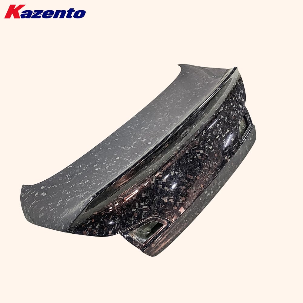 Kazento For Infiniti G37 Sedan 08-13 Forged Carbon HT Style Rear Trunk with Camera Hole - Kazento Carbon Parts
