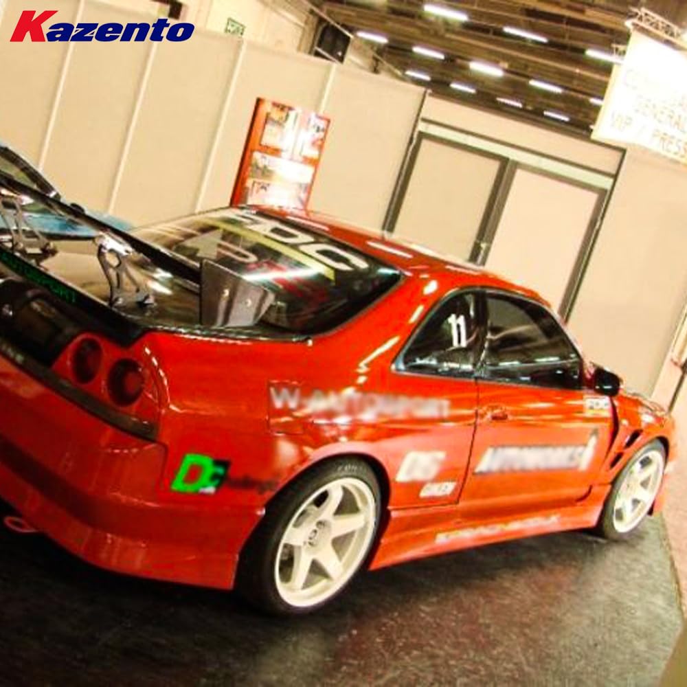 Kazento For Nissan Skyline R33 GTST MS Style Fiberglass FRP Unpaint Side Skirt Kits - Kazento Carbon Parts