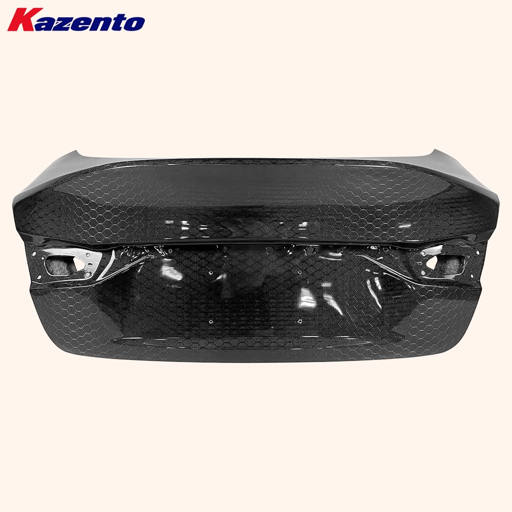 Kazento For Infiniti V37 Q50 (2018-2020 Only) Honeycomb Carbon Ducktail Style Rear Trunk Boot Lid - Kazento Carbon Parts