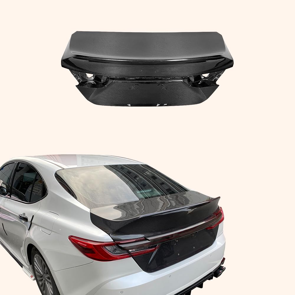 Kazento For Toyota Camry 2024 XV80 Sedan Carbon Fiber Ducktail Style Rear Trunk Boot Lid - Kazento Carbon Parts