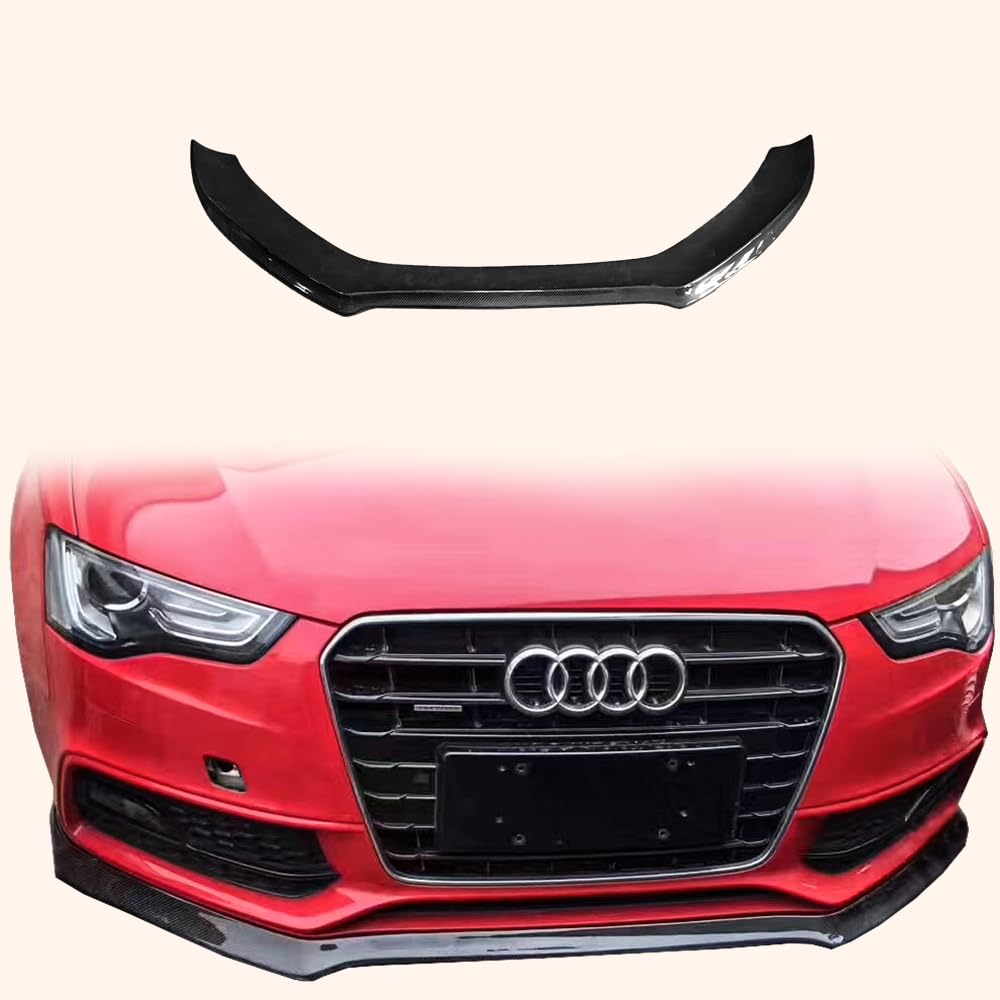 Kazento For Audi RS5 Coupe 2012-15 KZB Style Carbon Fiber Front Bumper Bottom Lip - Kazento Carbon Parts