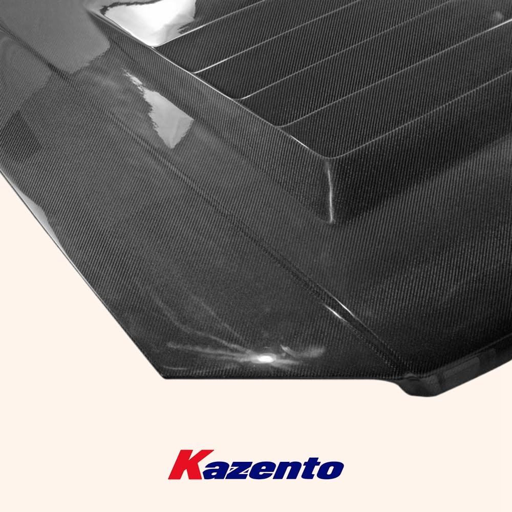 Kazento For Nissan Skyline R34 GTT Only NIS Style Carbon Fiber Hood Bonnet Body Kit - Kazento Carbon Parts