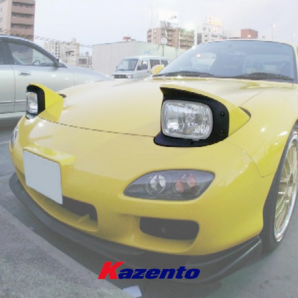 Kazento For Mazda RX-7 RX7 FD3S KZ Carbon Fiber Front Inner Headlight Inside Cover Trim - Kazento Carbon Parts