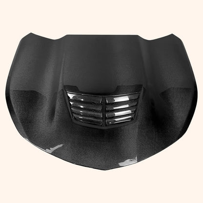 Kazento For Chevrolet Camaro 2016-22 KZ Style Vented Carbon Fiber Front Hood Bonnet - Kazento Carbon Parts