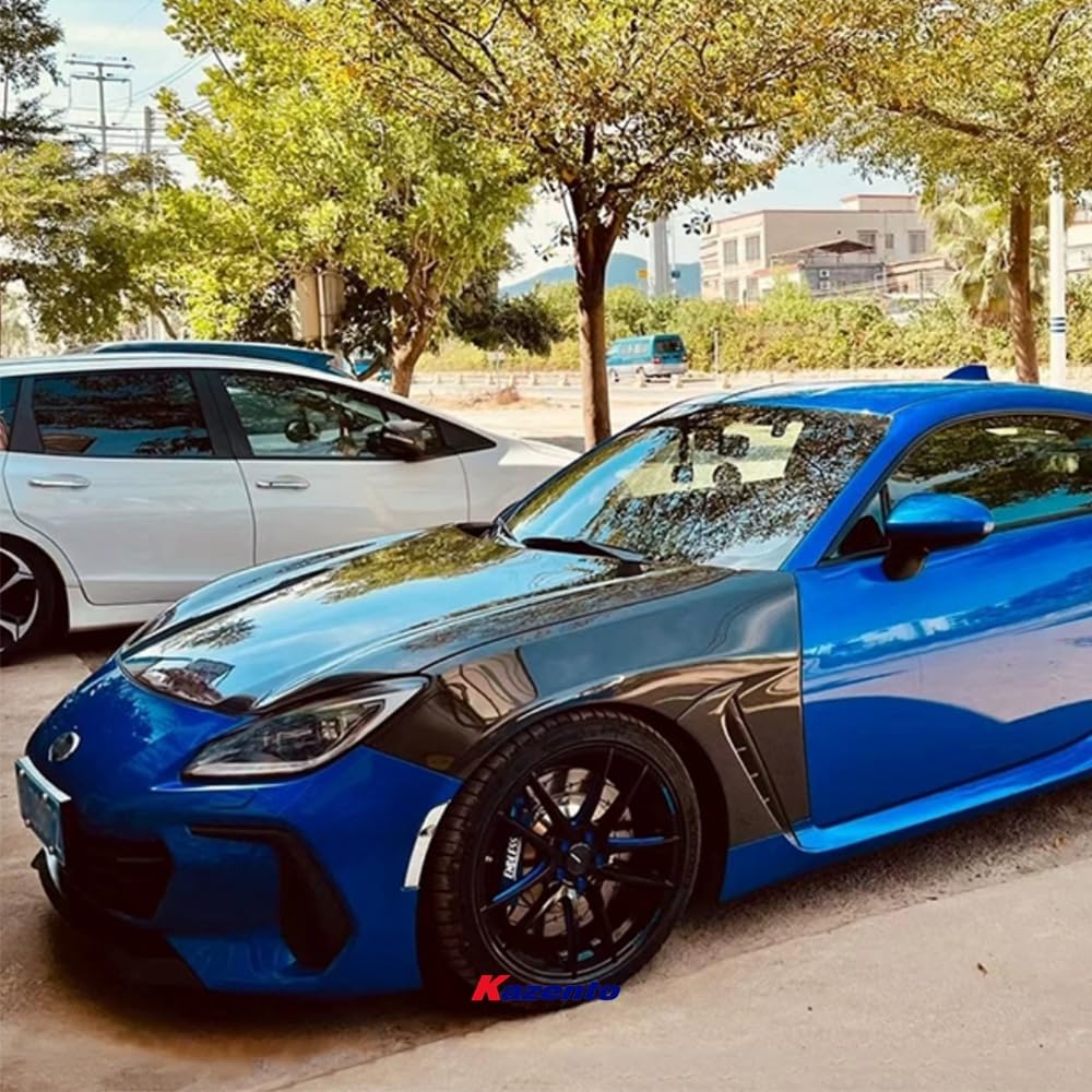 For 2022+ Toyota GR86 Subaru BRZ ZD8 ZN8 V1 Style Carbon Fiber Fender With Vents - Kazento Carbon Parts