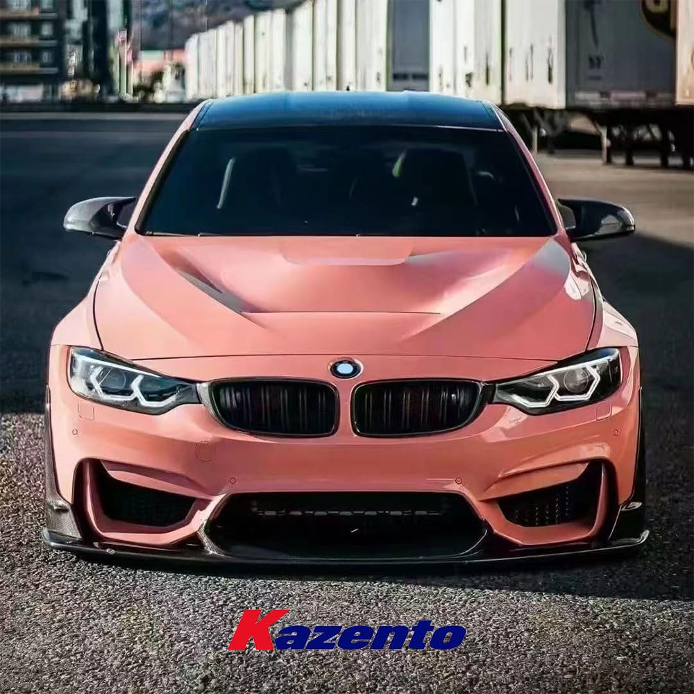 Kazento For BMW F80 F82 Real M4 SUP Style Carbon Fiber Front Bumper Bottom Lip 3PCS - Kazento Carbon Parts