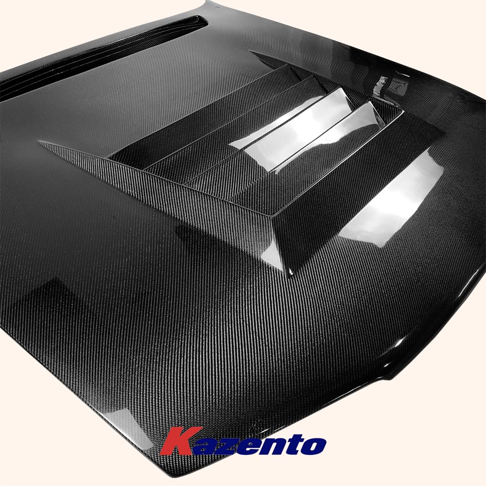 Kazento For Nissan Skyline R32 GTR DM Style Carbon Fiber Front Bumper Hood Bonnet - Kazento Carbon Parts