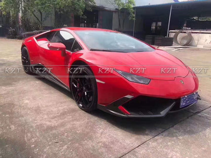 For Lamborghini Huracan LP610 MS Carbon Aero Kits 6PCS (FL/DIF/RS/SS/ENG) - Kazento Carbon Parts