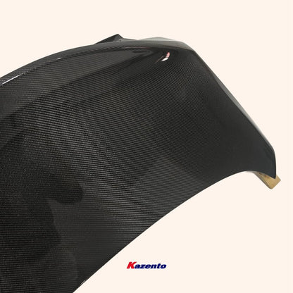 Kazento For Infiniti V37 Q50 2013-2016 Carbon Fiber Ducktail Style Rear Trunk Boot Lid - Kazento Carbon Parts