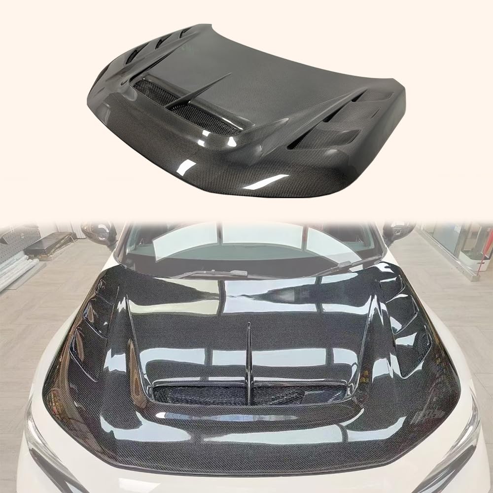 Kazento USA Shipping For Honda Civic FL5 Type R Carbon Fiber Vented Cooling Front Bumper Hood Bonnet - Kazento Carbon Parts