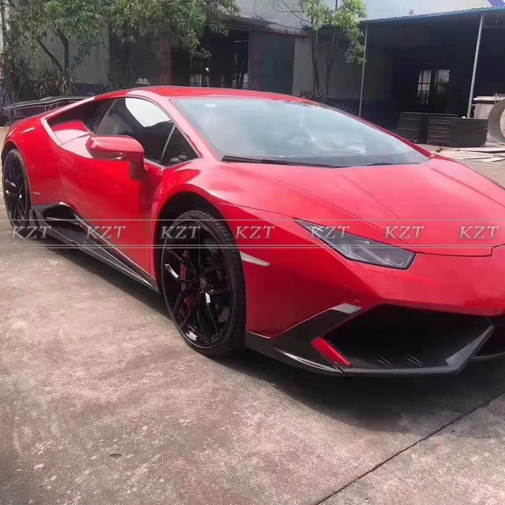 For Lamborghini Huracan LP610 MS Carbon Aero Kits 6PCS (FL/DIF/RS/SS/ENG) - Kazento Carbon Parts