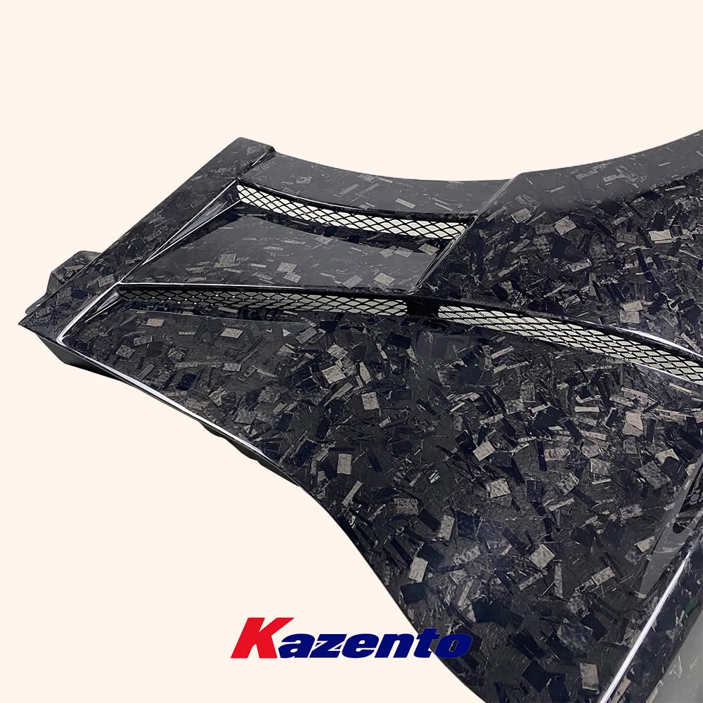 Kazento For Infiniti Q60 KZ Style Carbon Fiber Front Hood Fender Pair - Kazento Carbon Parts