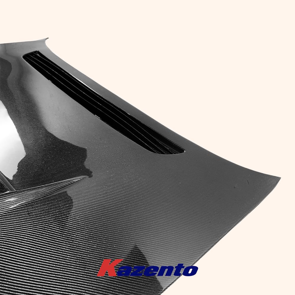 Kazento For Nissan Skyline R32 GTR DM Style Carbon Fiber Front Bumper Hood Bonnet - Kazento Carbon Parts