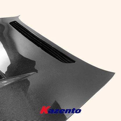 Kazento For Nissan Skyline R32 GTR DM Style Carbon Fiber Front Bumper Hood Bonnet - Kazento Carbon Parts