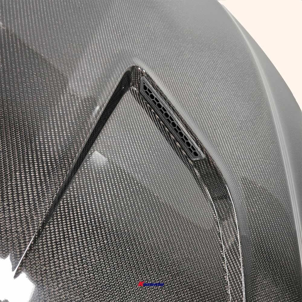 Kazento For Toyota Camry 2018-2023 Carbon Fiber Front Bumper Vented Cooling Hood Bonnet - Kazento Carbon Parts