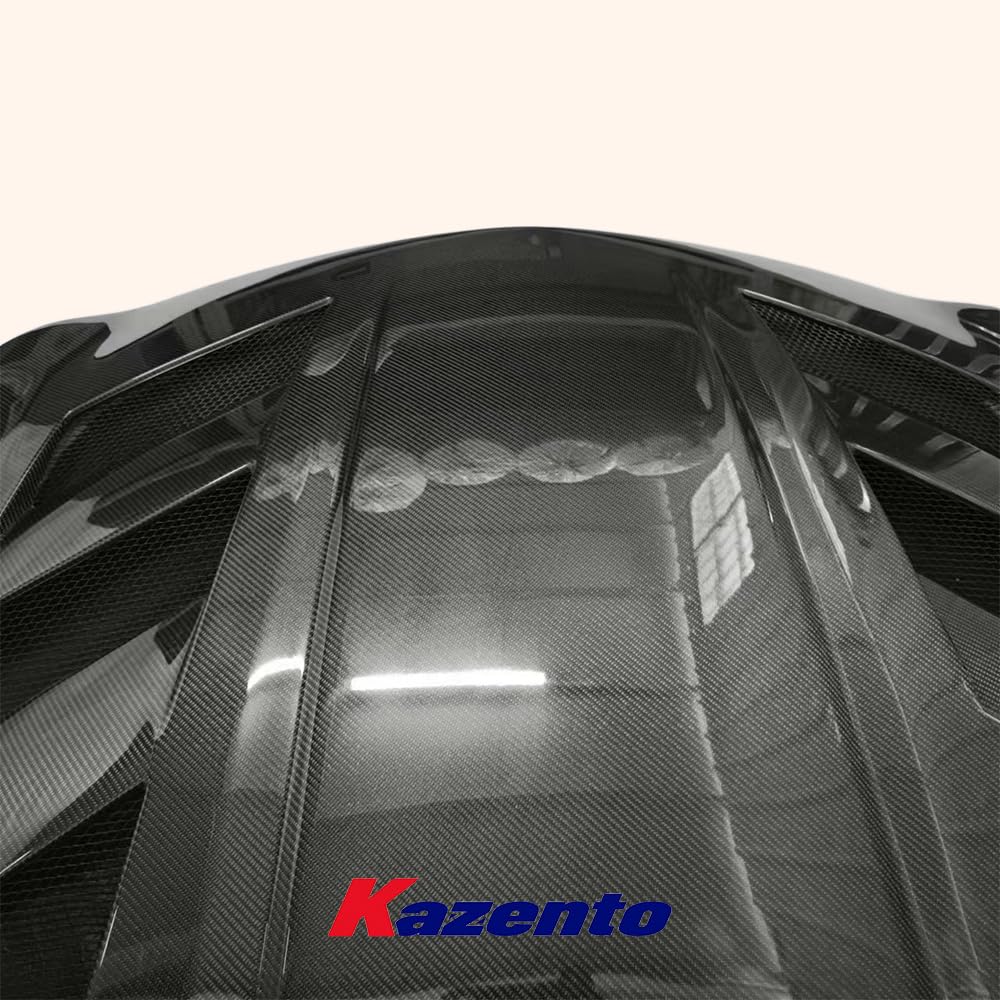 Kazento For Infiniti G37 4 Door (Sedan Only) KZ Style Carbon Fiber Front Hood Bonnet - Kazento Carbon Parts