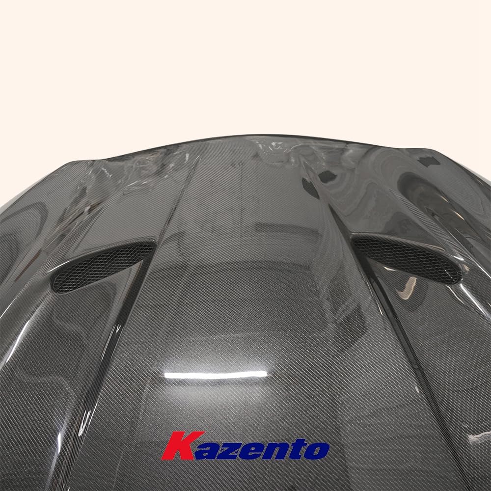 Kazento For Infiniti Q50 HT Style Vented Cooling Front Hood Bonnet Carbon Fiber - Kazento Carbon Parts