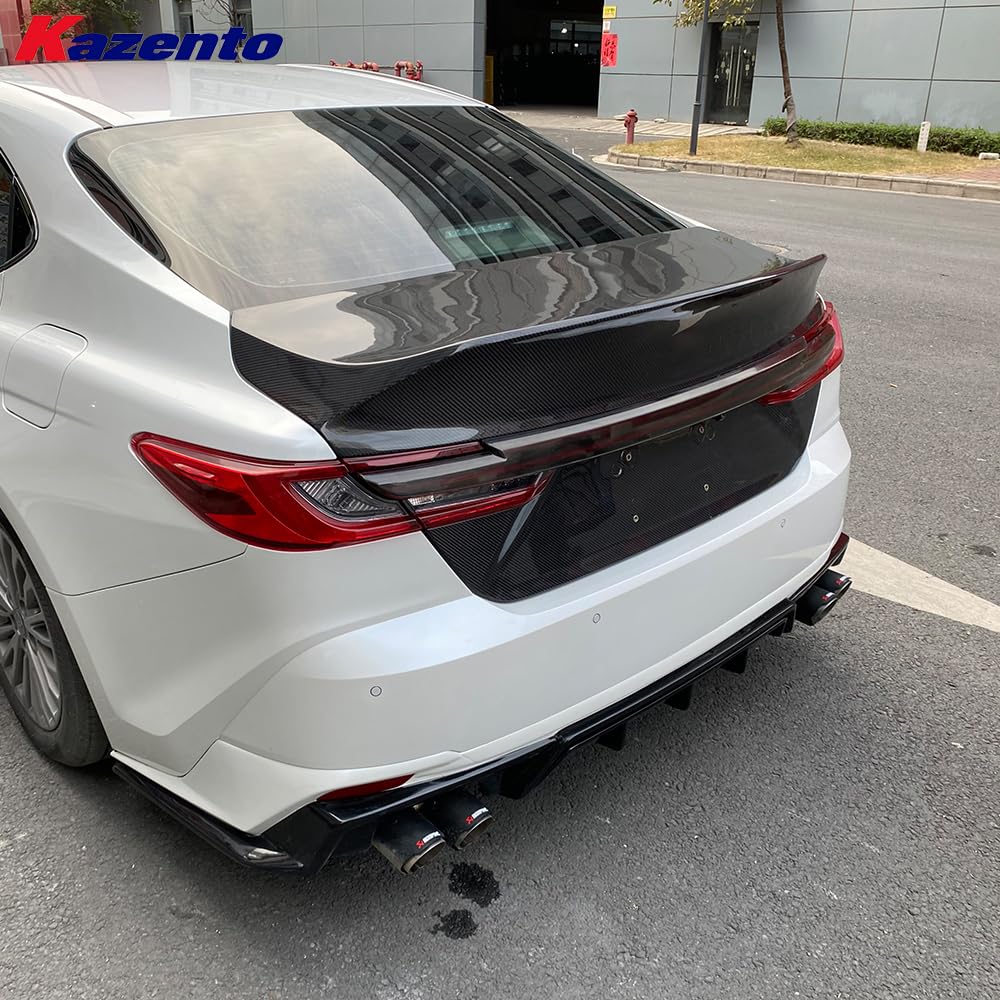 Kazento For Toyota Camry 2024 XV80 Sedan Carbon Fiber Ducktail Style Rear Trunk Boot Lid - Kazento Carbon Parts