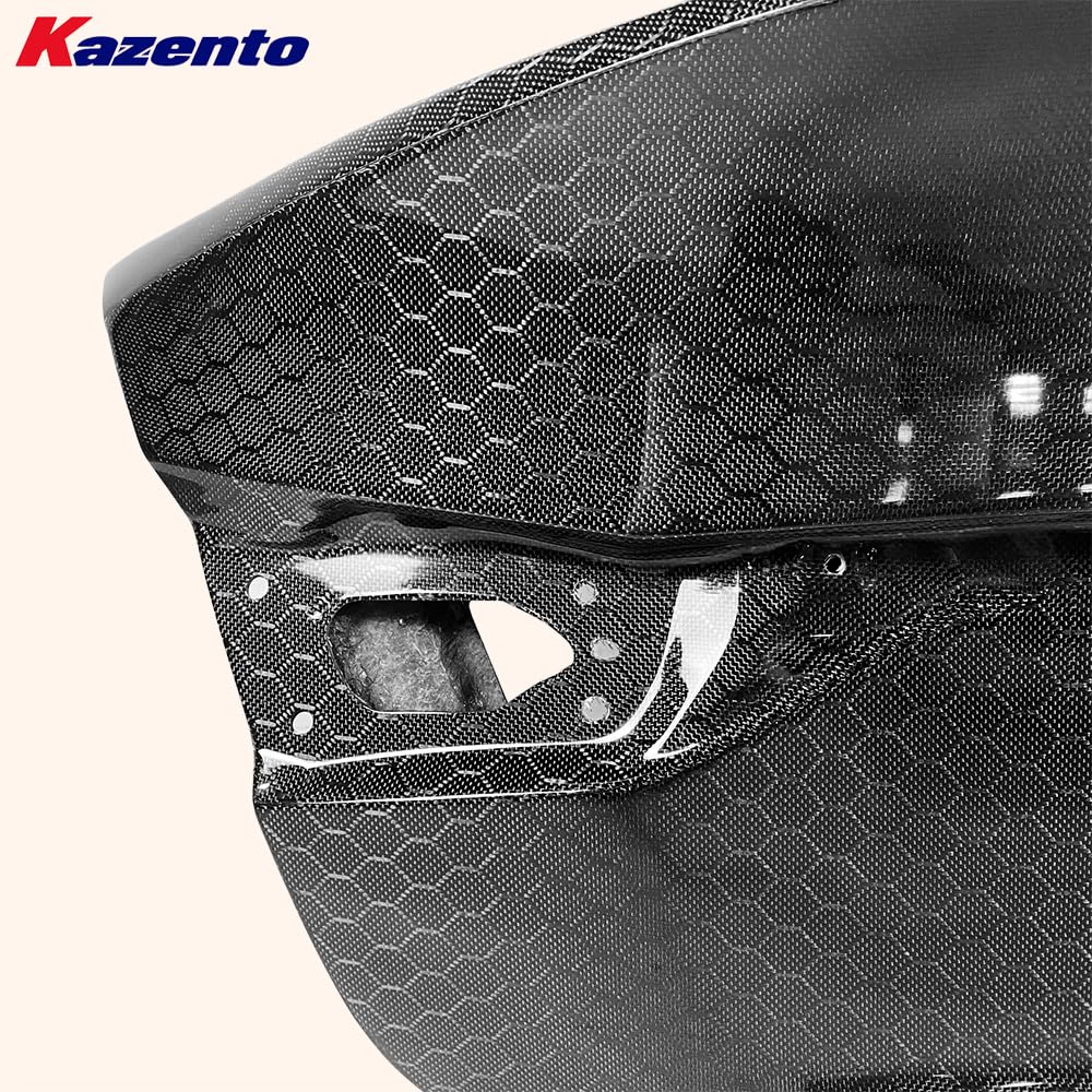 Kazento For Infiniti V37 Q50 (2018-2020 Only) Honeycomb Carbon Ducktail Style Rear Trunk Boot Lid - Kazento Carbon Parts
