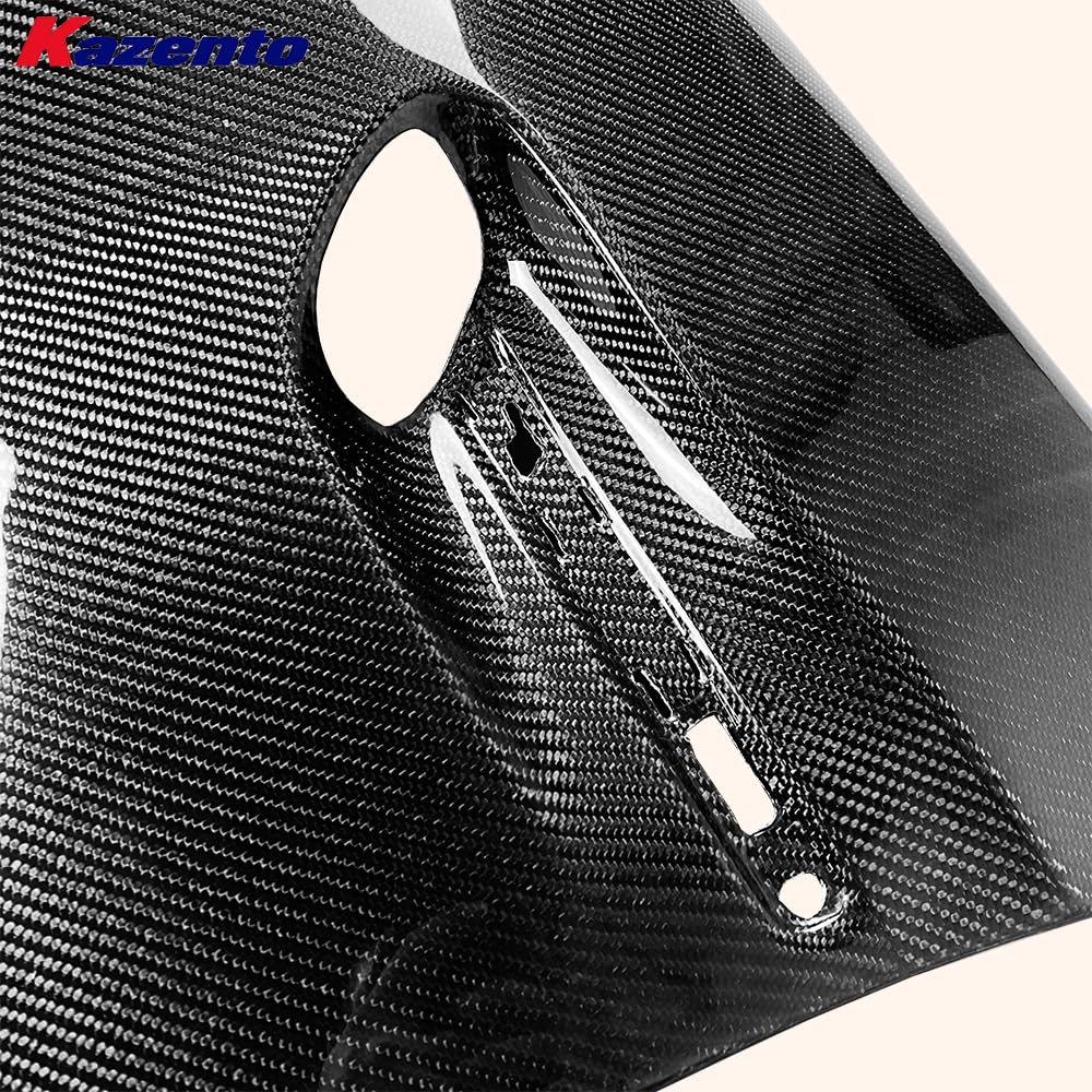 Kazento For BMW E92 Real M3 OE Style Front Bumper Hood Fender Pair Carbon Fiber - Kazento Carbon Parts