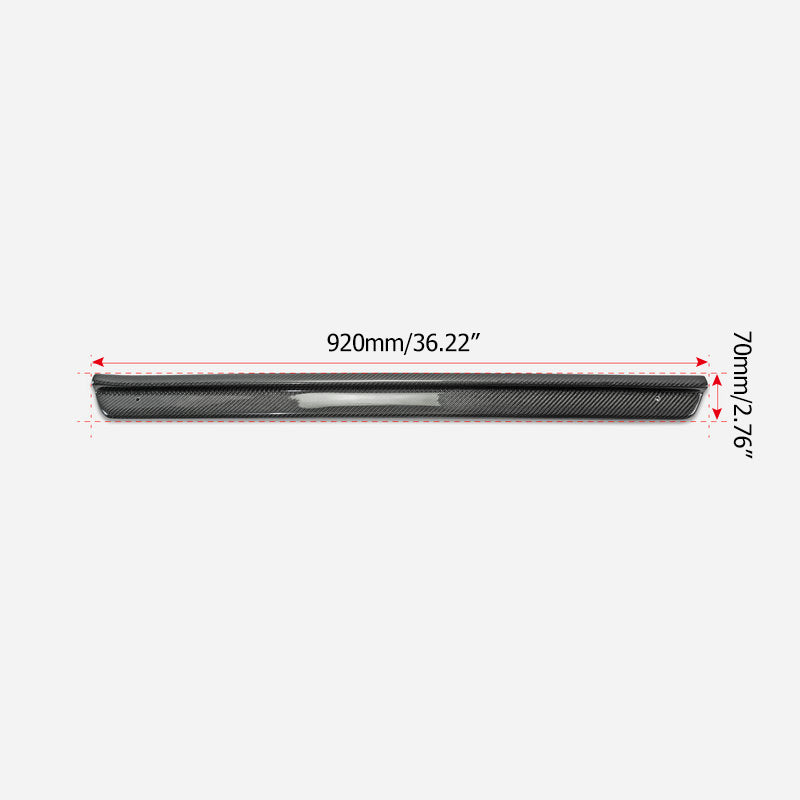 Nissan Skyline R33 GTS GTR Carbon Door Sill Plate Panel Cover Pair