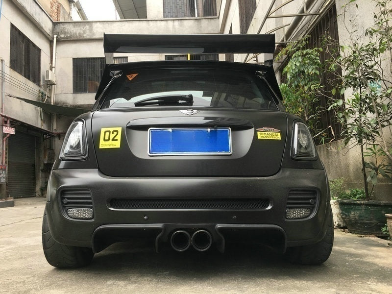 M7 Style Carbon Roof Spoiler (Aluminmum end cap) For Mini Cooper S R56