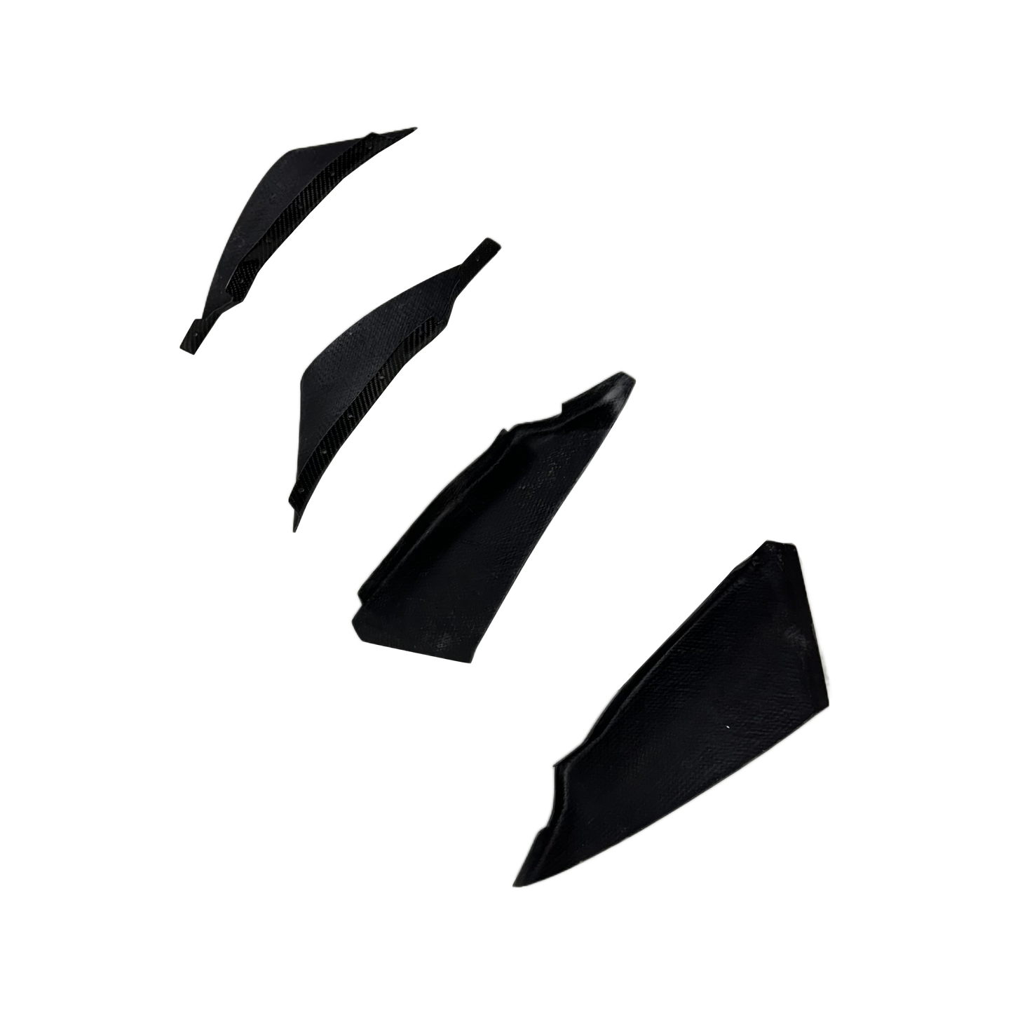 Nissan 350Z Z33 Front Bumper Canard Splitters Addon 4pcs 2003-05