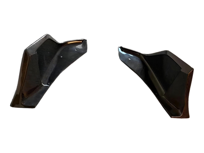 Kazento For TOYOTA Supra A90 2019-2022 Carbon Fiber KZ Style Rear Bumper Spat Splitter - Kazento Carbon Parts