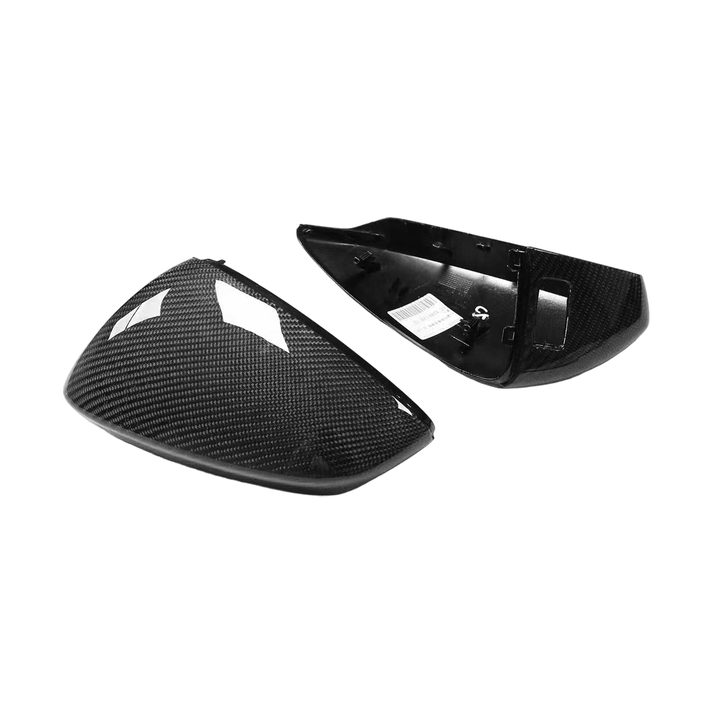 Audi A3 S3 RS3 8Y Carbon Fiber Mirror Caps Replacement 2022-2024