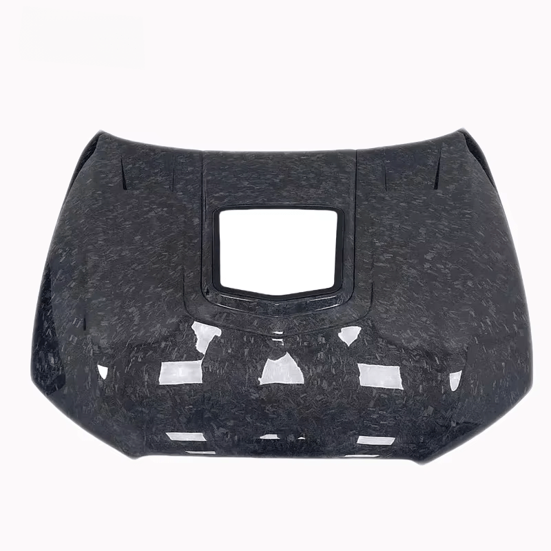 AUDI A6 S6 RS6 C7 C7.5 IMP Style Glass Vented Hood Bonnet 2013-2018 Kazento Carbon Parts Carbon Fiber S6-HOOD-XSJ-CF