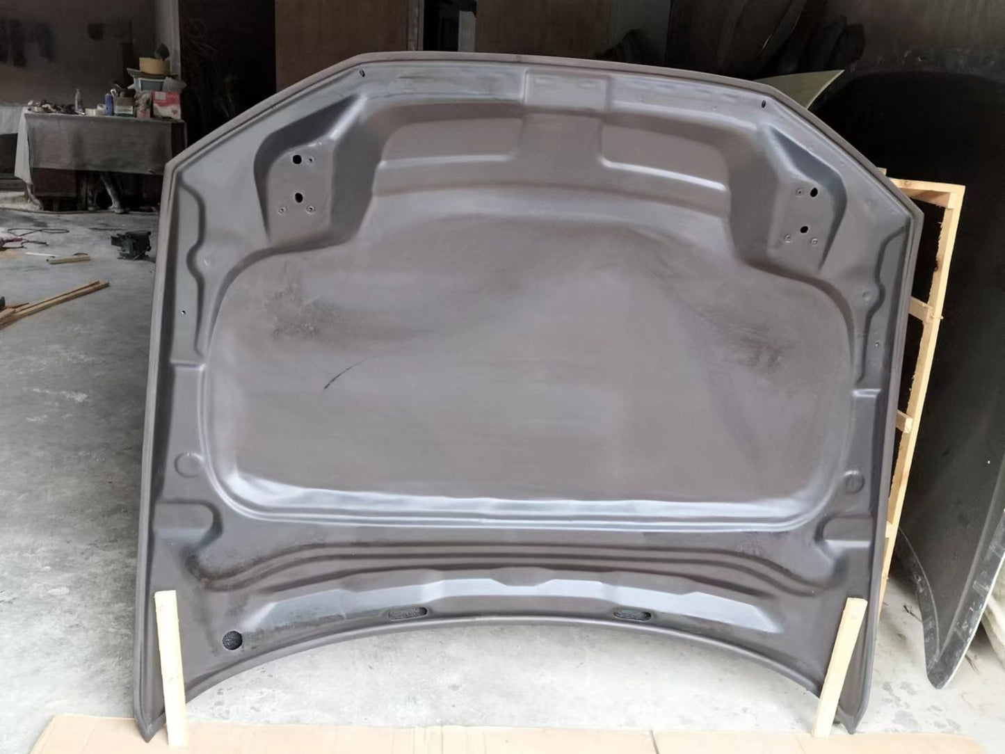 AUDI A6 S6 RS6 C8 Front Vented Bonnet Hood 2019-2025 Kazento Carbon Parts Carbon Fiber RS6-HOOD-LN-CF