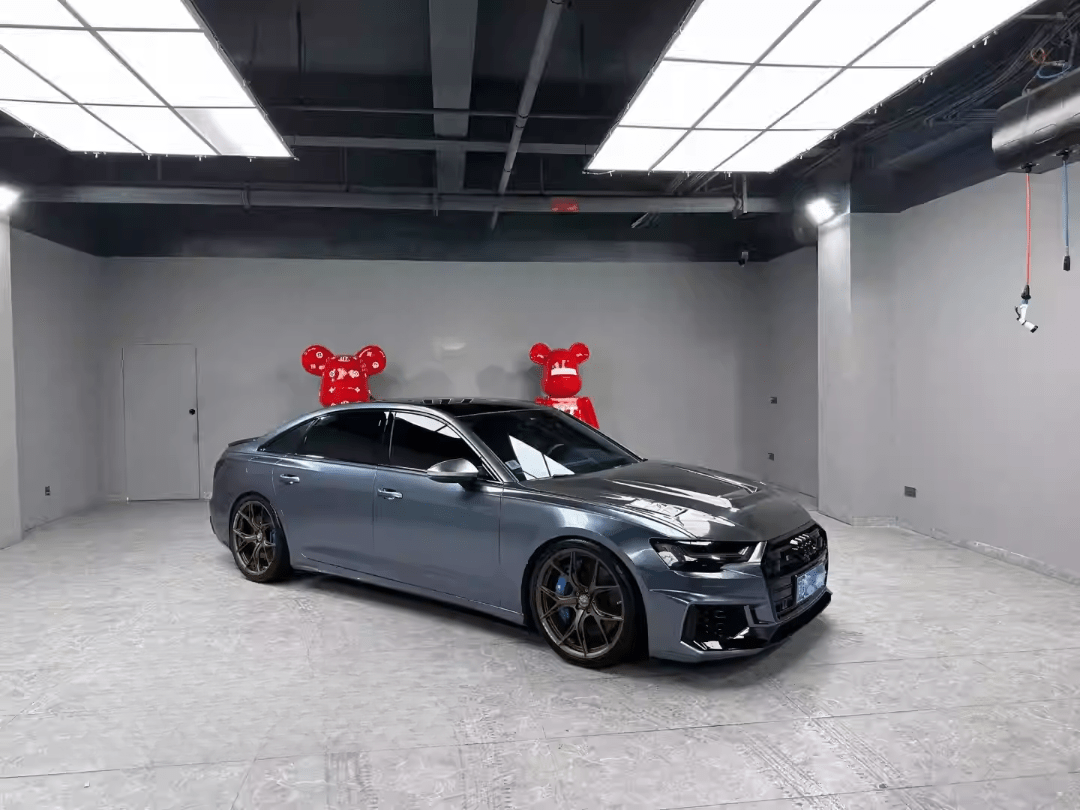 AUDI A6 S6 RS6 C8 Front Vented Bonnet Hood 2019-2025 Kazento Carbon Parts Carbon Fiber RS6-HOOD-LN-CF