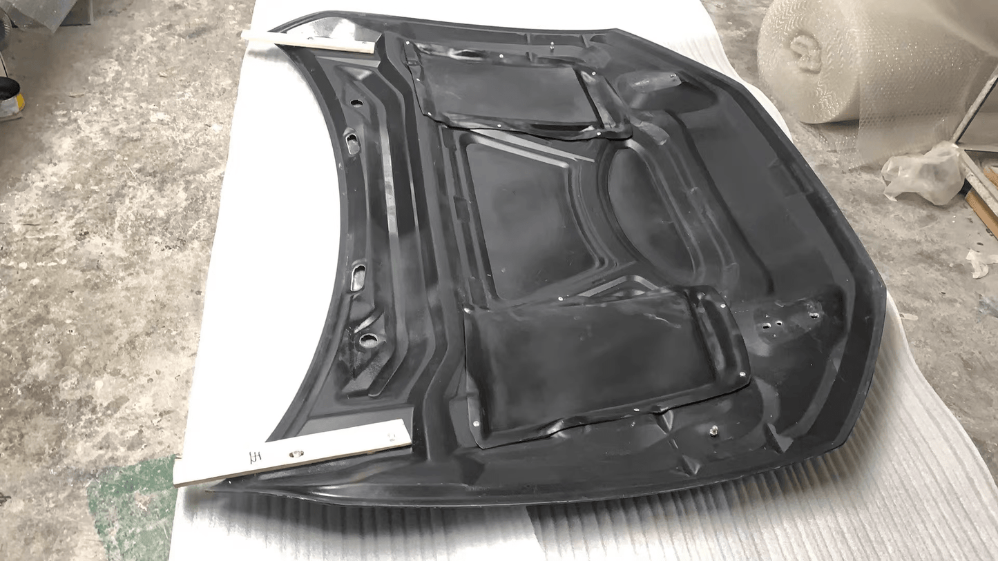 AUDI A7 S7 RS7 C8 C8.5 Front Vented Bonnet Hood 2019-2025 Kazento Carbon Parts Carbon Fiber RS7-HOOD-LN-CF