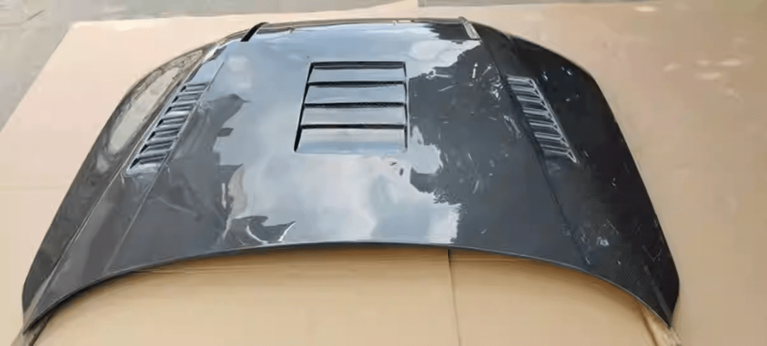 AUDI A8 S8 RS8 D4 D4.5 Front Vented Bonnet Hood 2013-2018 Kazento Carbon Parts Carbon Fiber A8-HOOD-LN-CF