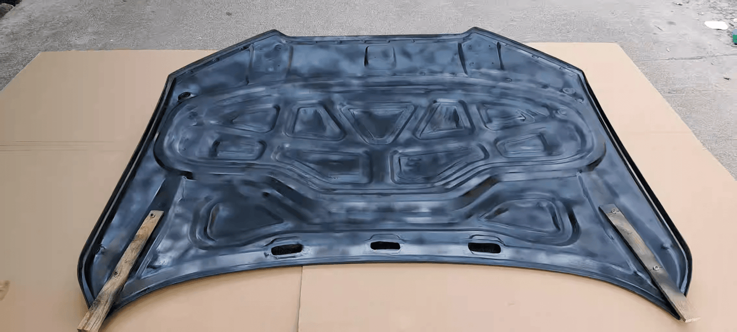 AUDI A8 S8 RS8 D4 D4.5 Front Vented Bonnet Hood 2013-2018 Kazento Carbon Parts Carbon Fiber A8-HOOD-LN-CF