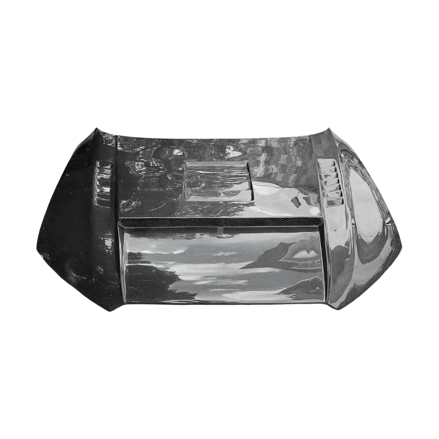 AUDI A8 S8 RS8 D4 D4.5 Front Vented Bonnet Hood 2013-2018 Kazento Carbon Parts Carbon Fiber A8-HOOD-LN-CF