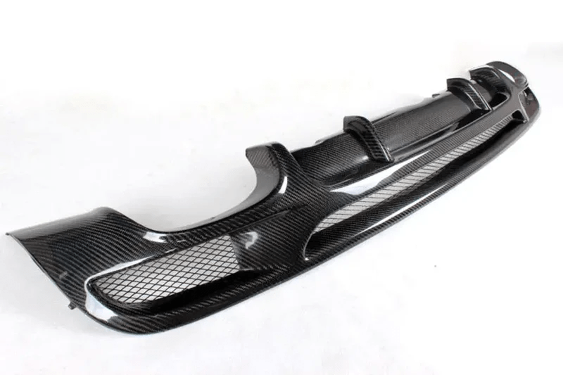 BMW 1Series E82 E88 125i 128i 135i M Sport Rear Diffuser 2007-2013 Kazento Carbon Parts Carbon Fiber E82-DIF-LN-CF