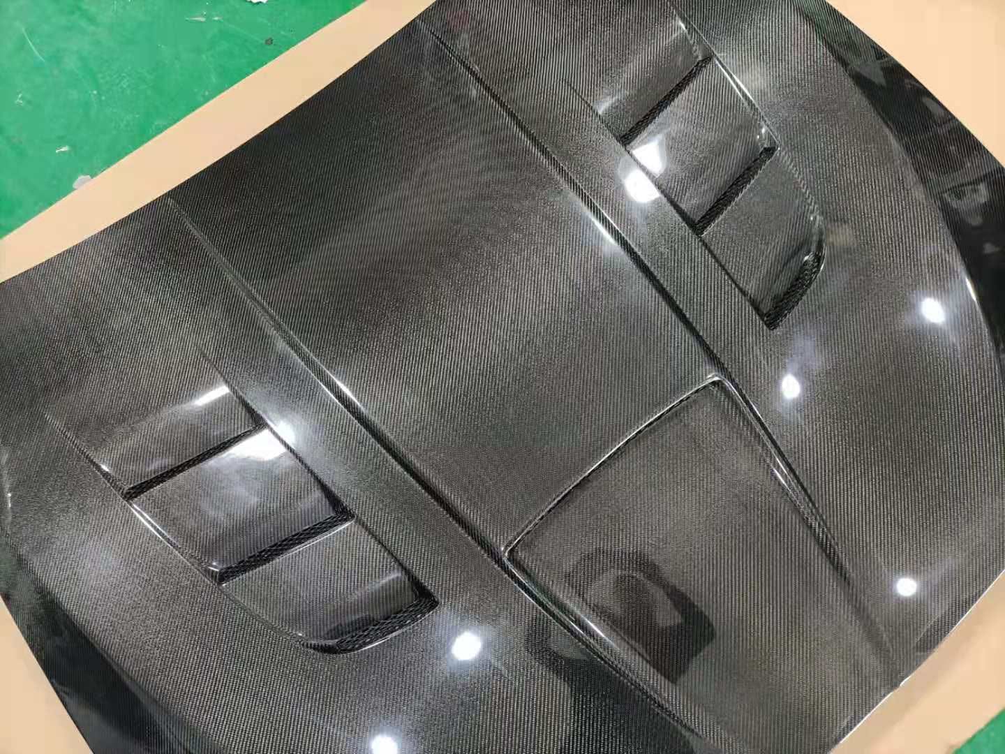 BMW 5 Series F10 F18 Sedan ASPEC V2 Style Vented Hood Bonnet 2010-16