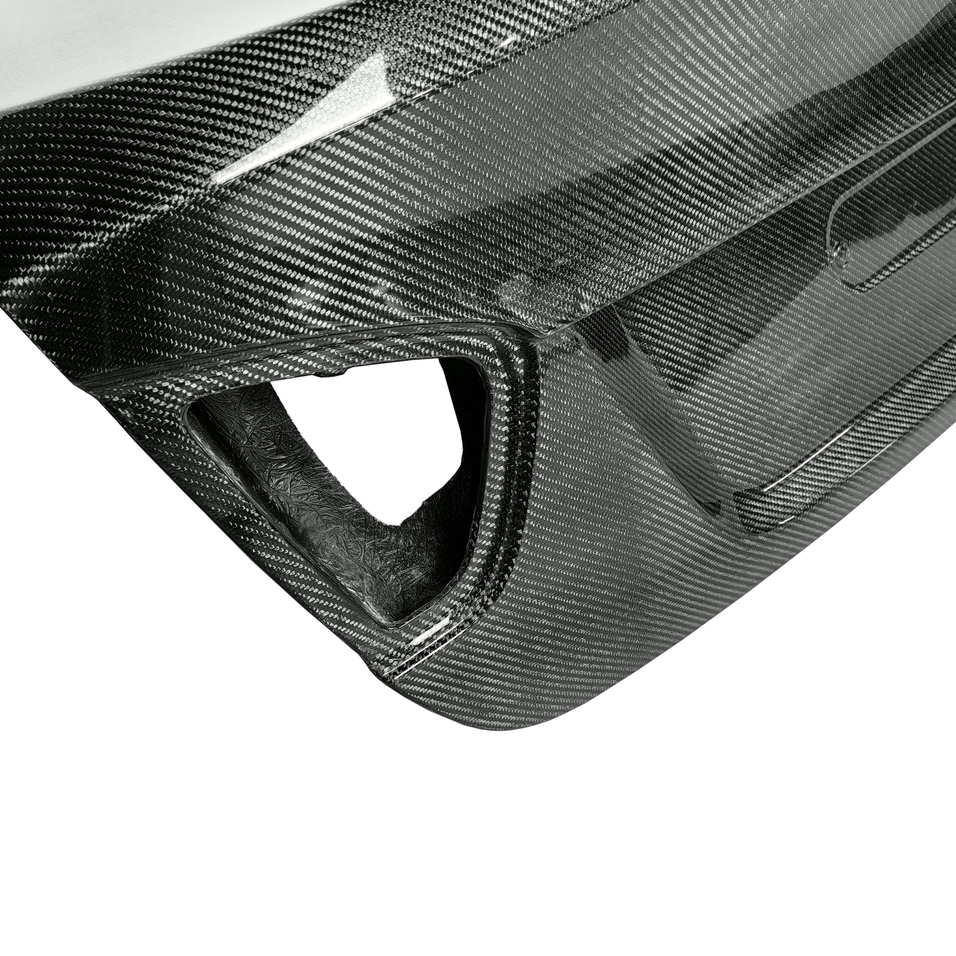 BMW E90 3 Series Sedan 05-08 Only Ducktail Style Carbon Rear Trunk Kazento Carbon Parts Carbon Fiber E90-TRUNK-58WLDC-CF